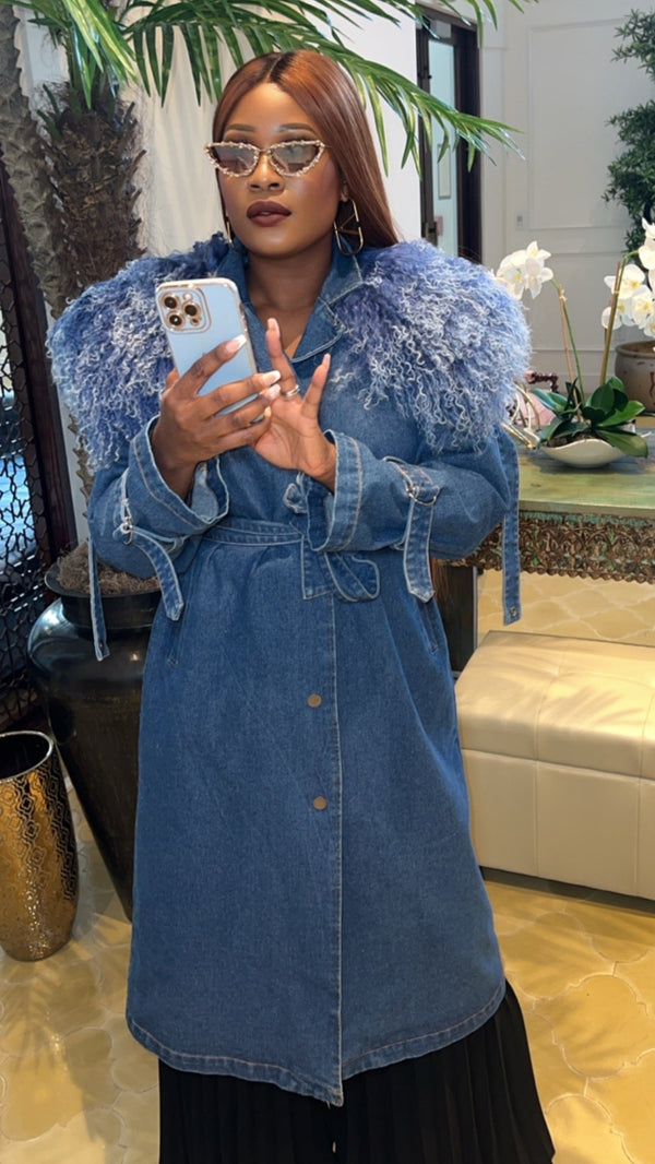 Owo Denim Trench