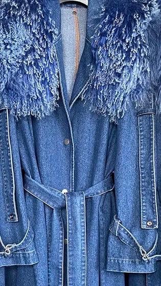 Owo Denim Trench