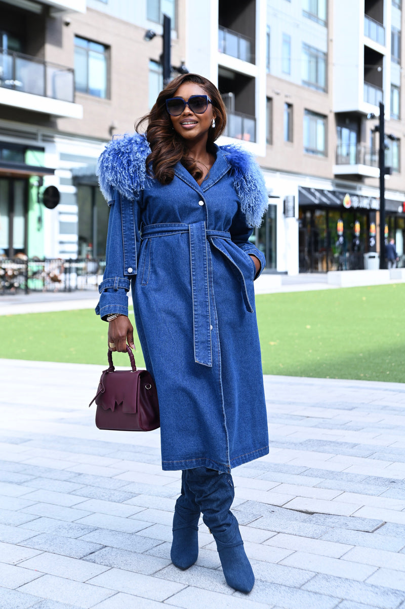 Owo Denim Trench