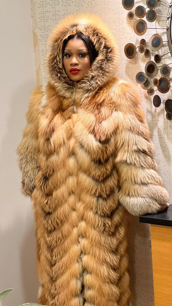 Moscow Red Fox Coat