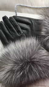 Brooklyn Leather & Fur Gloves