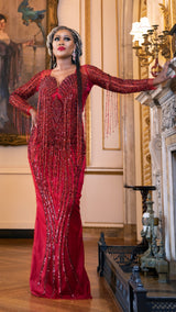 Heavily Beaded Dazzle Dress