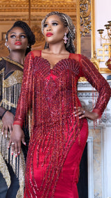 Heavily Beaded Dazzle Dress